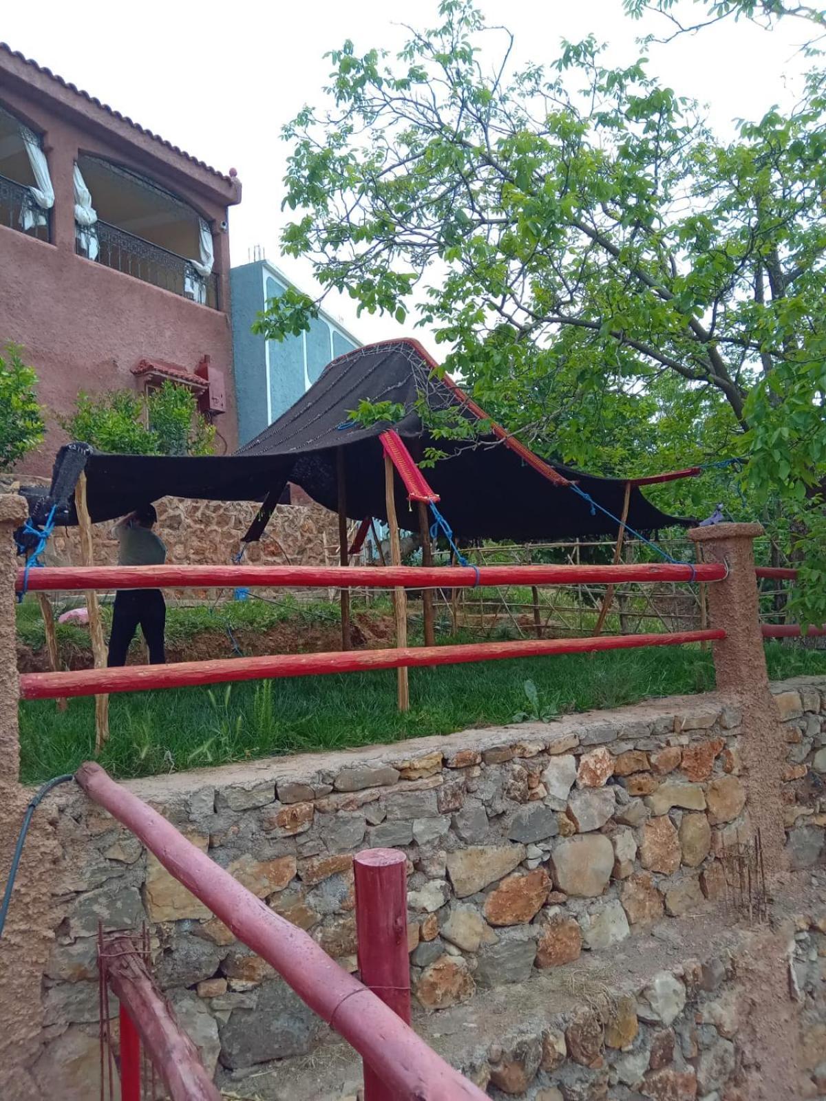 Gite Marbie Maison Rurale, Une Experience Naturelle Unique, Au Coeur Du Moyen Atlas, Maroc Kasba Tibouda Exterior foto